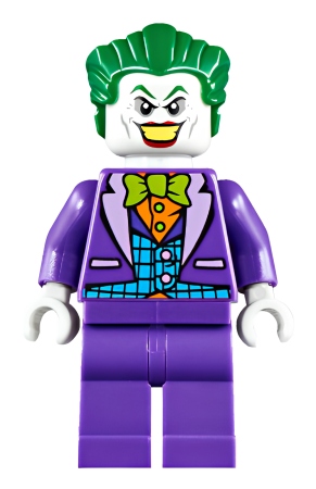 Минифигурка Lego The Joker - Medium Azure Vest, Lime Bow Tie, Large Smile / Frown sh0515 U